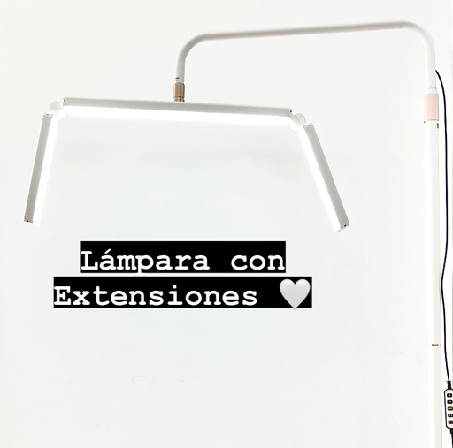 Lámpara con extension